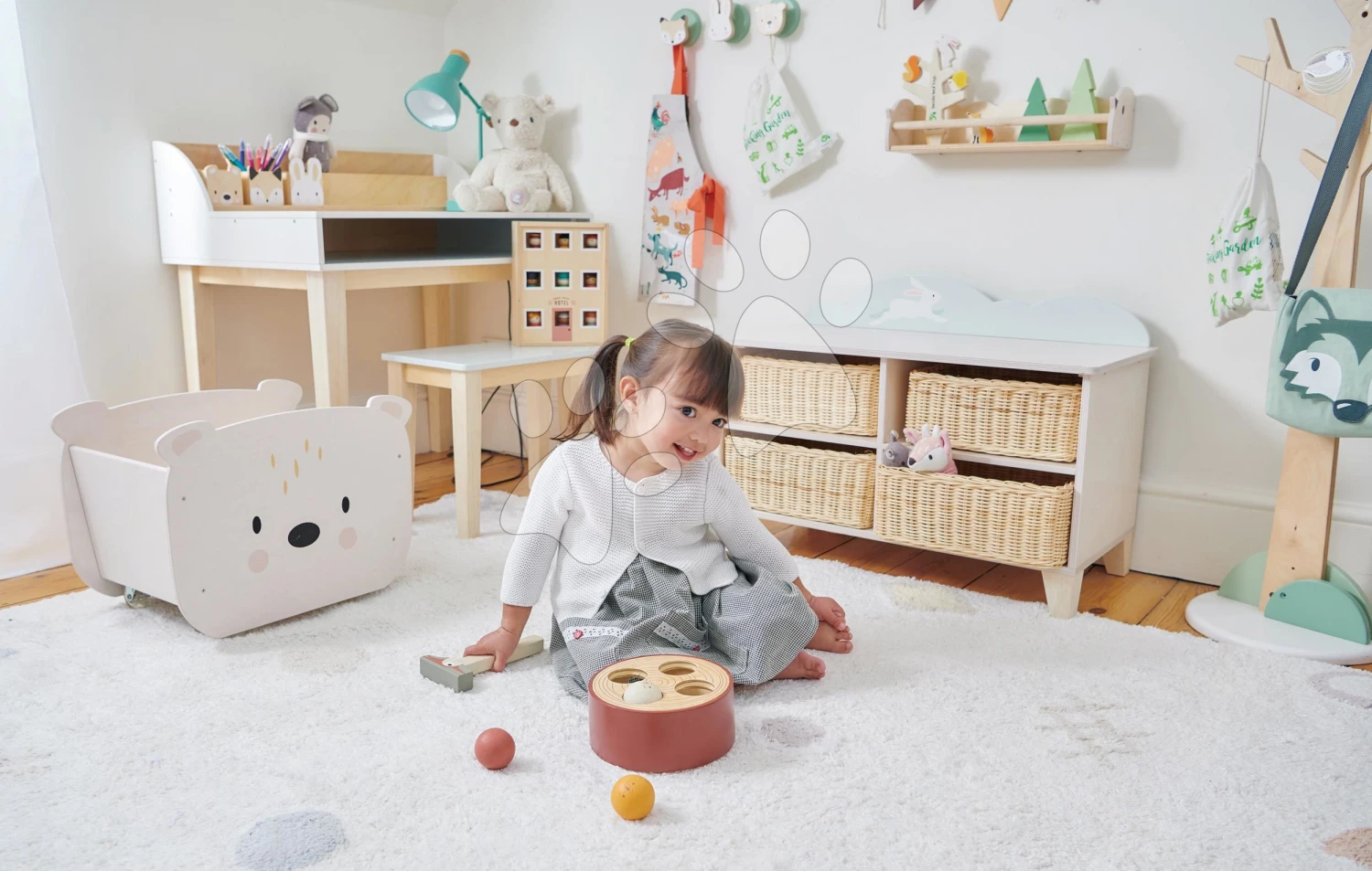 Holzhammer Woodpecker Für Kinder Game Tender Leaf Toys Mit Hammer Und 4 Bällen Ab 18 Monaten 3 Holzhammer Woodpecker Für Kinder Game Tender Leaf Toys Mit Hammer Und 4 Bällen Ab 18 Monaten – Bild 3