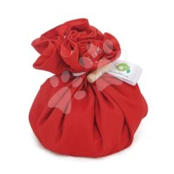 Holzstadt Mit Figuren London Story Bag Tender Leaf Toys Auf Einer Runden Leinentasche Mit Kartendruck