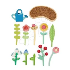 Blumenbeet Aus Holz Flower Bed Tender Leaf Toys Mit Blumen Und Der Gießkanne