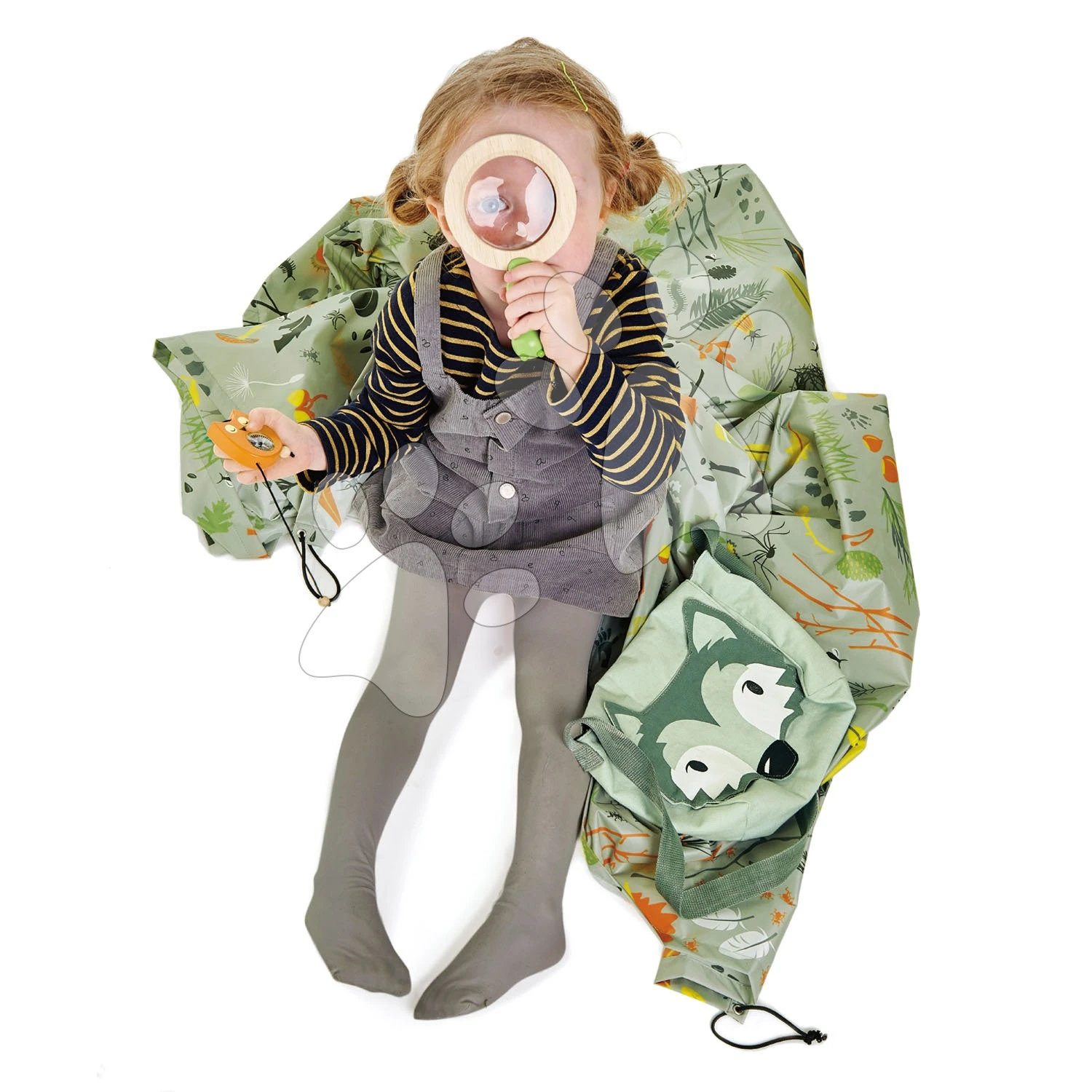 Holzset Für Einen Ausflug In Den Wald Forest Trail Set Tender Leaf Toys Mit Tasche Und Wasserdichter Decke Mit Lupe Und Zubehör 2 Holzset Für Einen Ausflug In Den Wald Forest Trail Set Tender Leaf Toys Mit Tasche Und Wasserdichter Decke Mit Lupe Und Zubehör – Bild 2