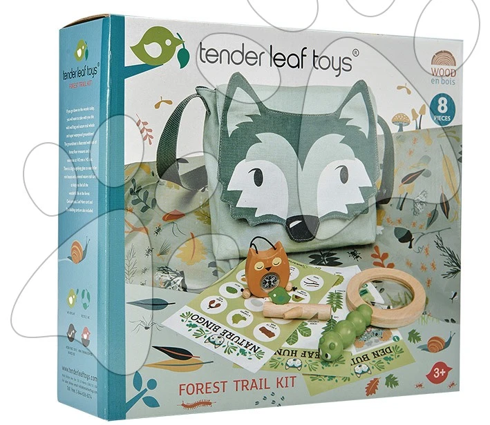 Holzset Für Einen Ausflug In Den Wald Forest Trail Set Tender Leaf Toys Mit Tasche Und Wasserdichter Decke Mit Lupe Und Zubehör 6 Holzset Für Einen Ausflug In Den Wald Forest Trail Set Tender Leaf Toys Mit Tasche Und Wasserdichter Decke Mit Lupe Und Zubehör – Bild 6
