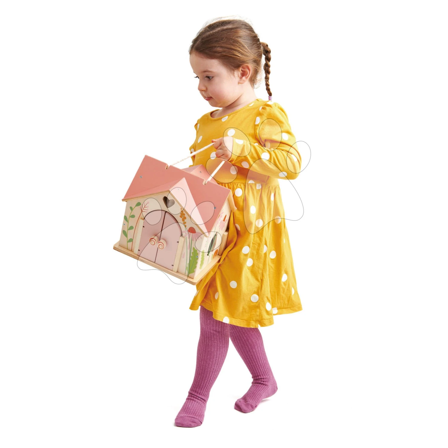 Waldhaus Aus Holz Rosewood Cottage Tender Leaf Toys Mit Schaukel Garten Und 4 Figuren 5 Waldhaus Aus Holz Rosewood Cottage Tender Leaf Toys Mit Schaukel Garten Und 4 Figuren – Bild 5