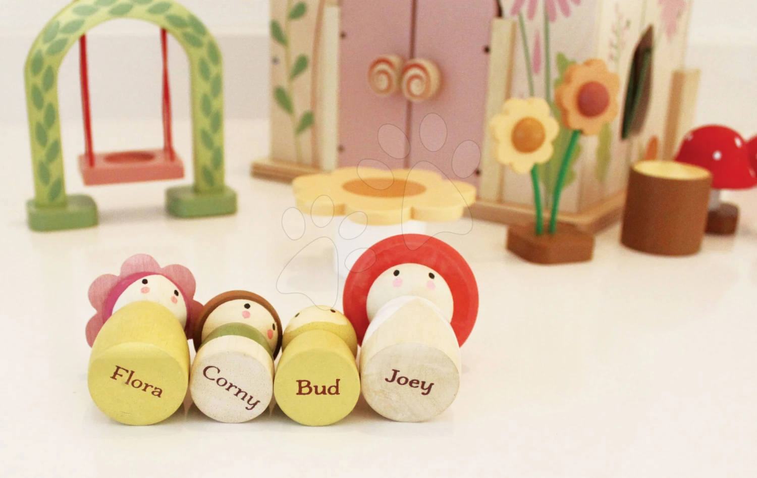 Waldhaus Aus Holz Rosewood Cottage Tender Leaf Toys Mit Schaukel Garten Und 4 Figuren 8 Waldhaus Aus Holz Rosewood Cottage Tender Leaf Toys Mit Schaukel Garten Und 4 Figuren – Bild 8