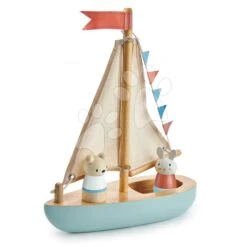 Segelboot Aus Holz Sailaway Boat Tender Leaf Toys Mit Zwei Segeln Und Einem Hasen Mit Teddybären 14 Segelboot Aus Holz Sailaway Boat Tender Leaf Toys Mit Zwei Segeln Und Einem Hasen Mit Teddybären -Tender Leaf tl8382 j tender leaf plachetnica