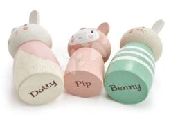 Hasenfamilie Aus Holz Bunny Tales Tender Leaf Toys Vater Und Mutter Mit Einem Hasen