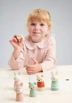 Bärenfamilie Aus Holz Bear Tales Tender Leaf Toys Vater Und Mutter Mit Einem Teddybären -Tender Leaf tl8383 tl8384 h tender leaf postavicky 1