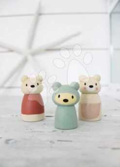 Bärenfamilie Aus Holz Bear Tales Tender Leaf Toys Vater Und Mutter Mit Einem Teddybären -Tender Leaf tl8384 c tender leaf postavicky