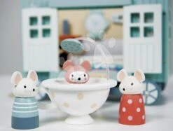 Holzspielhaus Für Mäuschen Secret Meadow Shepherds Hut Tender Leaf Toys Aus Merrywood Tales Mit 3 Figuren TL8385 -Tender Leaf tl8385 e tender leaf domcek