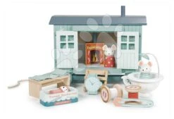 Holzspielhaus Für Mäuschen Secret Meadow Shepherds Hut Tender Leaf Toys Aus Merrywood Tales Mit 3 Figuren TL8385 -Tender Leaf tl8385 k tender leaf domcek
