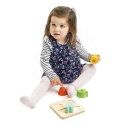 Holzformen Mit Sound Audio Sensory Tray Tender Leaf Toys 4 Sorten Auf Einer Matte Ab 18 Monaten