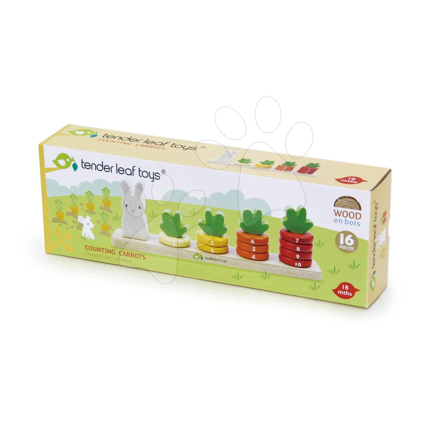 Karotten Aus Holz Counting Carrots Tender Leaf Toys Mit Nummerierten Ringen Und Einem Hasen Ab 18 Monaten 4 Karotten Aus Holz Counting Carrots Tender Leaf Toys Mit Nummerierten Ringen Und Einem Hasen Ab 18 Monaten – Bild 4