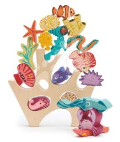 Korallenriff Aus Holz Stacking Coral Reef Tender Leaf Toys Mit 18 Fischen Und Meerestieren Ab 18 Monaten -Tender Leaf tl8410 e tender leaf koral