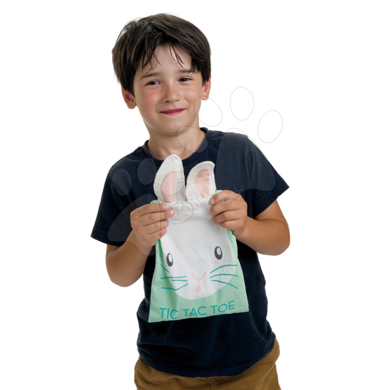 Holzspiel Tic Tac Toe Tender Leaf Toys 5 Ringe Und 5 Kreuze Im Leinenbeutel 2 Holzspiel Tic Tac Toe Tender Leaf Toys 5 Ringe Und 5 Kreuze Im Leinenbeutel – Bild 2