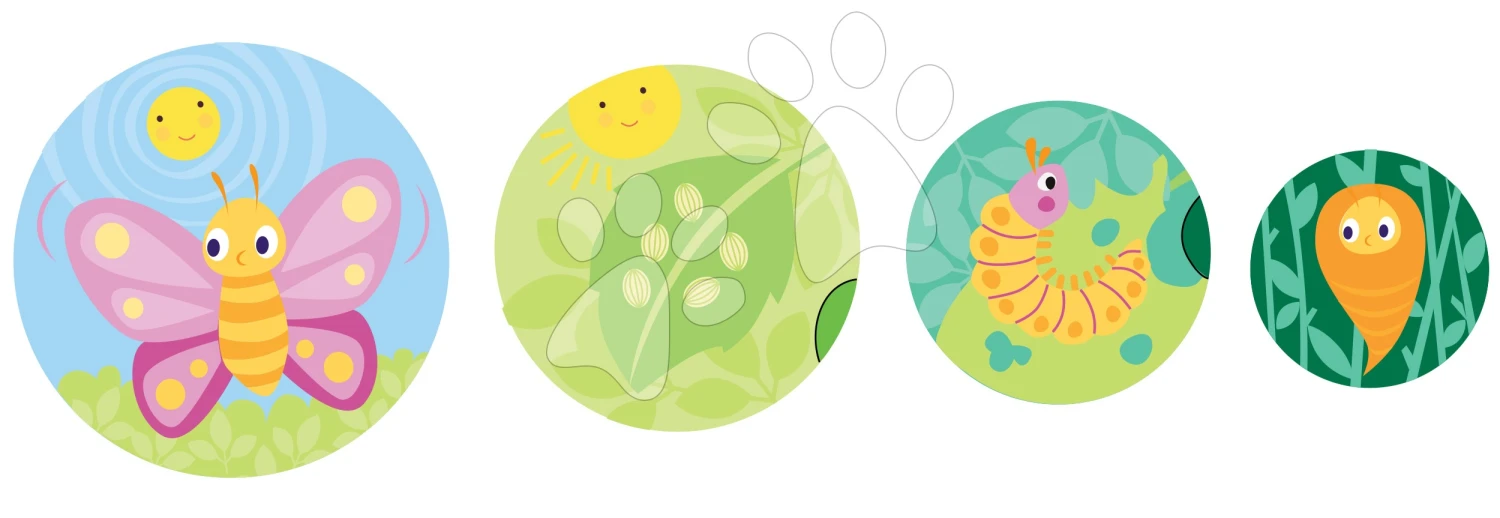 Holzpuzzle Schmetterlings Entwicklung Butterfly Life 4v1 Tender Leaf Toys 4 Schichten 2 Holzpuzzle Schmetterlings Entwicklung Butterfly Life 4v1 Tender Leaf Toys 4 Schichten – Bild 2