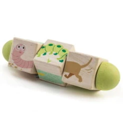 Tender Leaf Drehendes Puzzle Aus Holz - Tiere