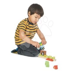 Hölzernes Magnetpuzzle Garden Magnetic Puzzle 3D Tender Leaf Toys Mit Gemalten Bildern Ab 18 Monaten