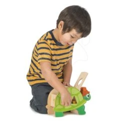 Holz-Schildkröte Tortoise Shape Sorter Tender Leaf Toys Mit Geformten Würfeln Ab 18 Monaten