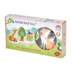 Hozpuzzle Magnetisch Mit Fuchs Foxy Magnetic Stacker Tender Leaf Toys 8 Geformte Würfel Ab 18 Monaten -Tender Leaf tl8459 d tender leaf foxy magnetic stacker