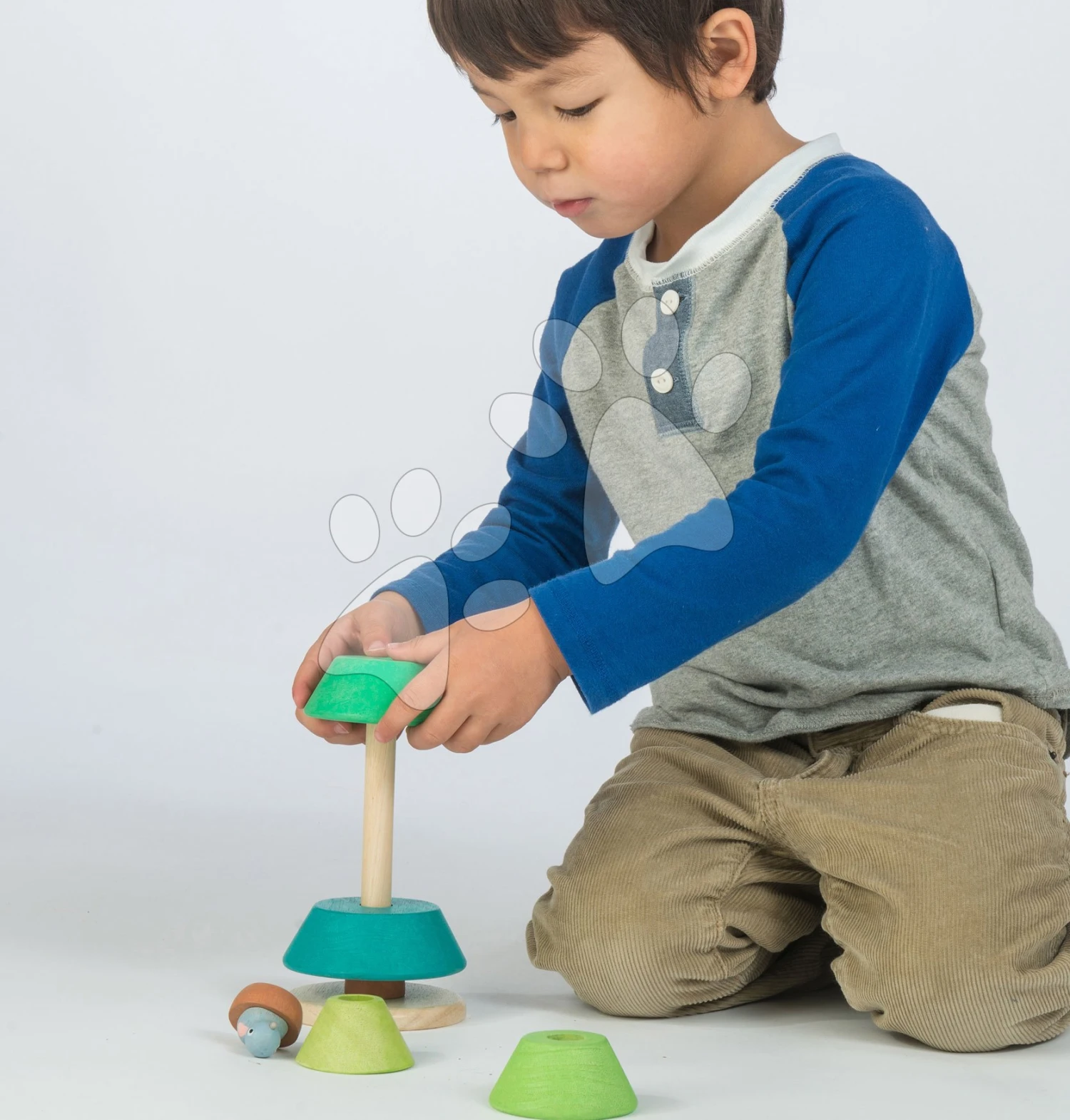 Hölzerner Klappbaum Mit Eule, Stacking Fir Tree Tender Leaf Toys Mit 4 Ringen Ab 18 Monaten 4 Hölzerner Klappbaum Mit Eule, Stacking Fir Tree Tender Leaf Toys Mit 4 Ringen Ab 18 Monaten – Bild 4