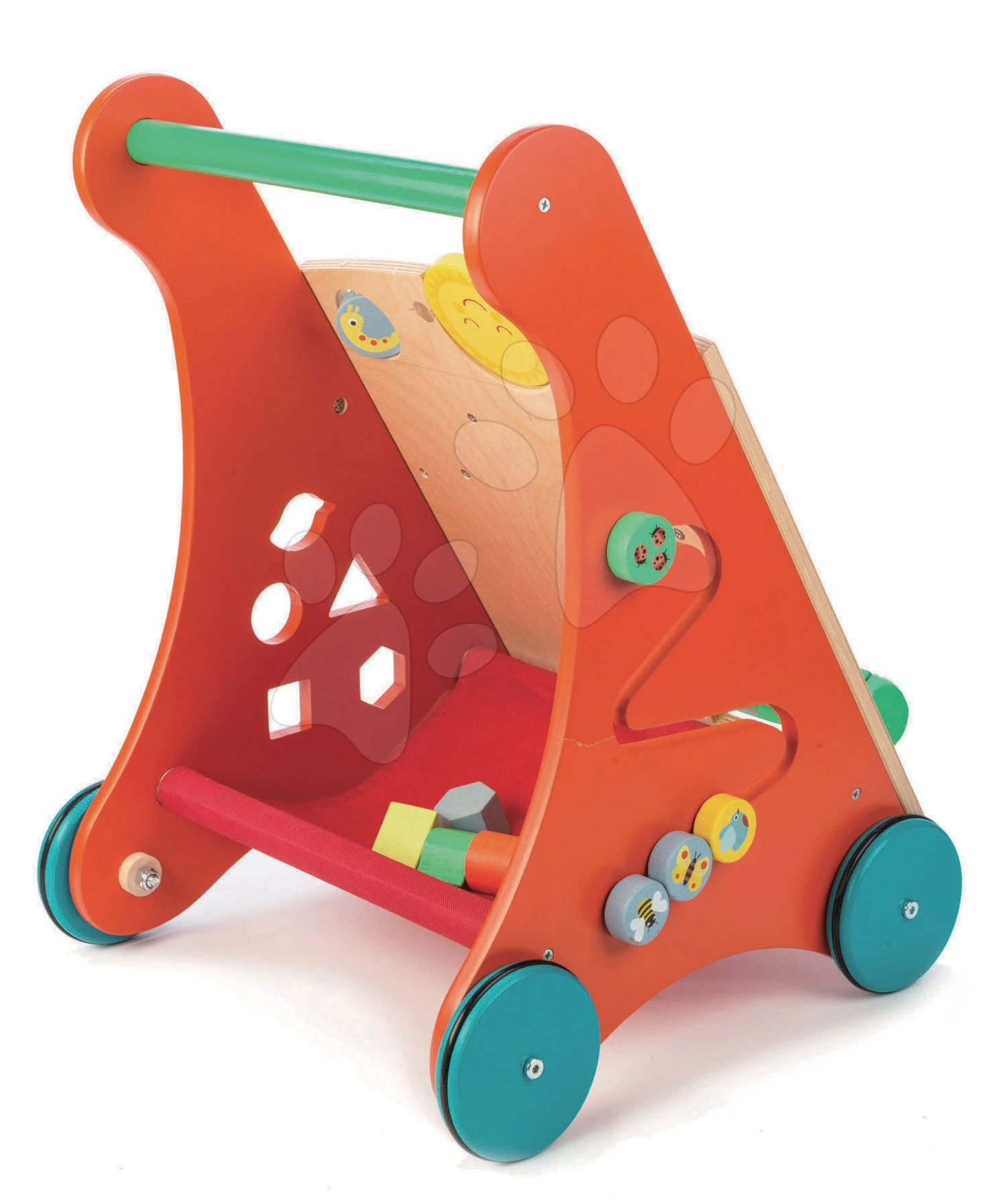 Gehhilfe Aus Holz Der Garten, Baby-Activity Walker Tender Leaf Toys Mit Verschiedenen Funktionen Und Würfeln Ab 18 Monaten 1 Gehhilfe Aus Holz Der Garten, Baby-Activity Walker Tender Leaf Toys Mit Verschiedenen Funktionen Und Würfeln Ab 18 Monaten