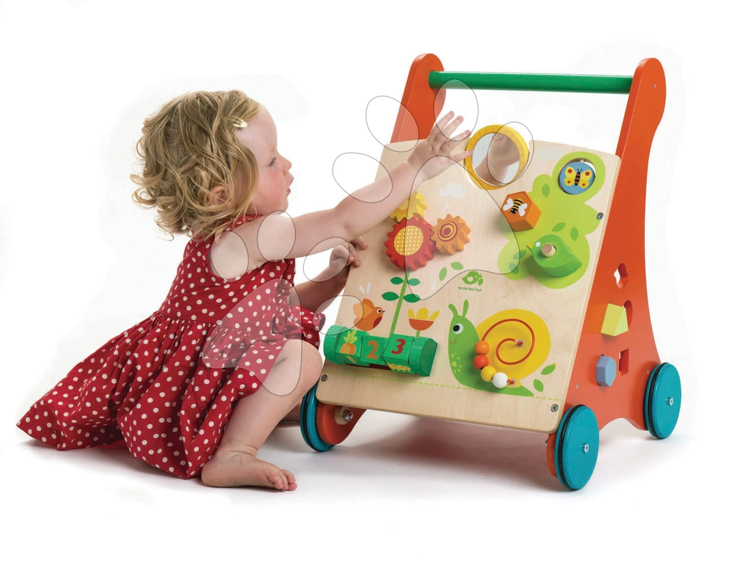 Gehhilfe Aus Holz Der Garten, Baby-Activity Walker Tender Leaf Toys Mit Verschiedenen Funktionen Und Würfeln Ab 18 Monaten 2 Gehhilfe Aus Holz Der Garten, Baby-Activity Walker Tender Leaf Toys Mit Verschiedenen Funktionen Und Würfeln Ab 18 Monaten – Bild 2