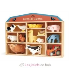 Bauernhof Holztierset - Tender Leaf Toys 8 Bauernhof Holztierset - Tender Leaf Toys -Tender Leaf tl8483 tender leaf toys set fgurines bois animaux ferme 3 2