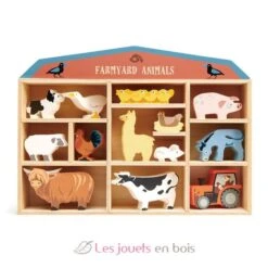 Bauernhof Holztierset - Tender Leaf Toys 9 Bauernhof Holztierset - Tender Leaf Toys -Tender Leaf tl8483 tender leaf toys set fgurines bois animaux ferme 4 2