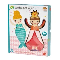 Prinzessinnen Und Feen Puzzle -Princesses And Mermaids Tender Leaf Toys 15 Teile Im Leinentasche -Tender Leaf tl8651 f tender leaf princesses and mermaids
