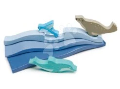 Ozean Aus Holz Blue Water Tender Leaf Toys Mit Drei Wellen Und Einem Boot 11 Ozean Aus Holz Blue Water Tender Leaf Toys Mit Drei Wellen Und Einem Boot -Tender Leaf tl8755 d tender leaf costal set