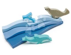 Ozean Aus Holz Blue Water Tender Leaf Toys Mit Drei Wellen Und Einem Boot 12 Ozean Aus Holz Blue Water Tender Leaf Toys Mit Drei Wellen Und Einem Boot -Tender Leaf tl8755 e tender leaf costal set