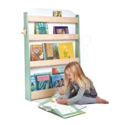 Holzbibliothek Für Kinder Forest Bookcase Tender Leaf Toys Mit 4 Regalen