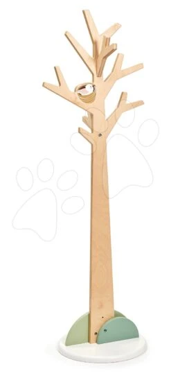Hölzerner Kleiderbügel Baum Mit Ästen Forest Coat Stand Tender Leaf Toys Mit Vogelnest