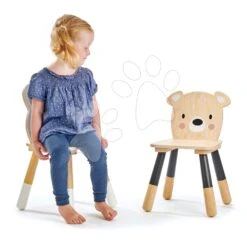 Holzstuhl Bär Forest Bear Chair Tender Leaf Toys Für Kinder Ab 3 Jahren