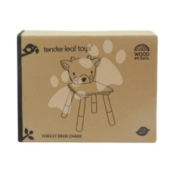 Holzstuhl Reh Forest Deer Chair Tender Leaf Toys Für Kinder Ab 3 Jahren -Tender Leaf tl8814 c tender leaf forest deer chair