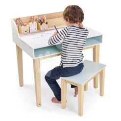 Holztisch Mit Stuhl Desk And Chair Tender Leaf Toys Mit Stauraum Und 3 Vorratsbehältern Mit Tieren -Tender Leaf tl8819 b tender leaf lavica