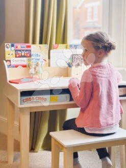 Holztisch Mit Stuhl Desk And Chair Tender Leaf Toys Mit Stauraum Und 3 Vorratsbehältern Mit Tieren -Tender Leaf tl8819 f tender leaf lavica