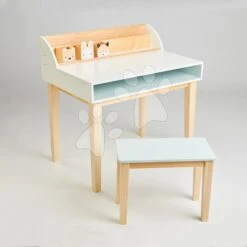 Holztisch Mit Stuhl Desk And Chair Tender Leaf Toys Mit Stauraum Und 3 Vorratsbehältern Mit Tieren -Tender Leaf tl8819 g tender leaf lavica