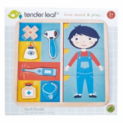 Tender Leaf Holzpuzzle Mit 12 Puzzleteilen - Wo Tut's Weh? -Tender Leaf tr puslespil m. 12 brikker hvor g r det ondt tender leaf toys 14 tl8419 5