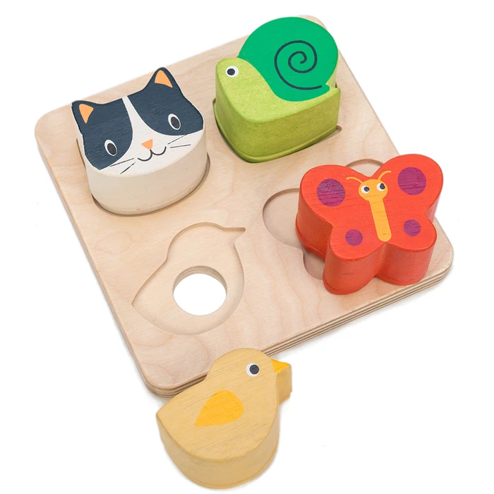 Tender Leaf Holzpuzzle - 4 Teile - Tierfreunde – Bild 3