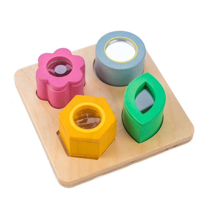 Tender Leaf Holzpuzzle - 4 Teile - Prismen