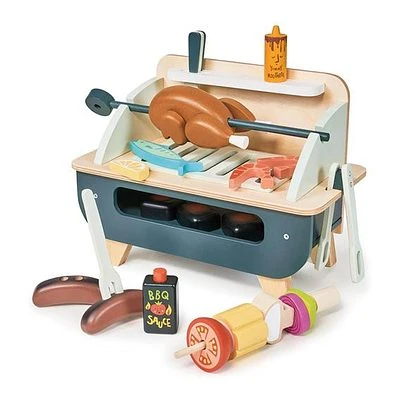 Tender Leaf Toys Holzgrill Spielset 7508245 1 Tender Leaf Toys Holzgrill Spielset 7508245